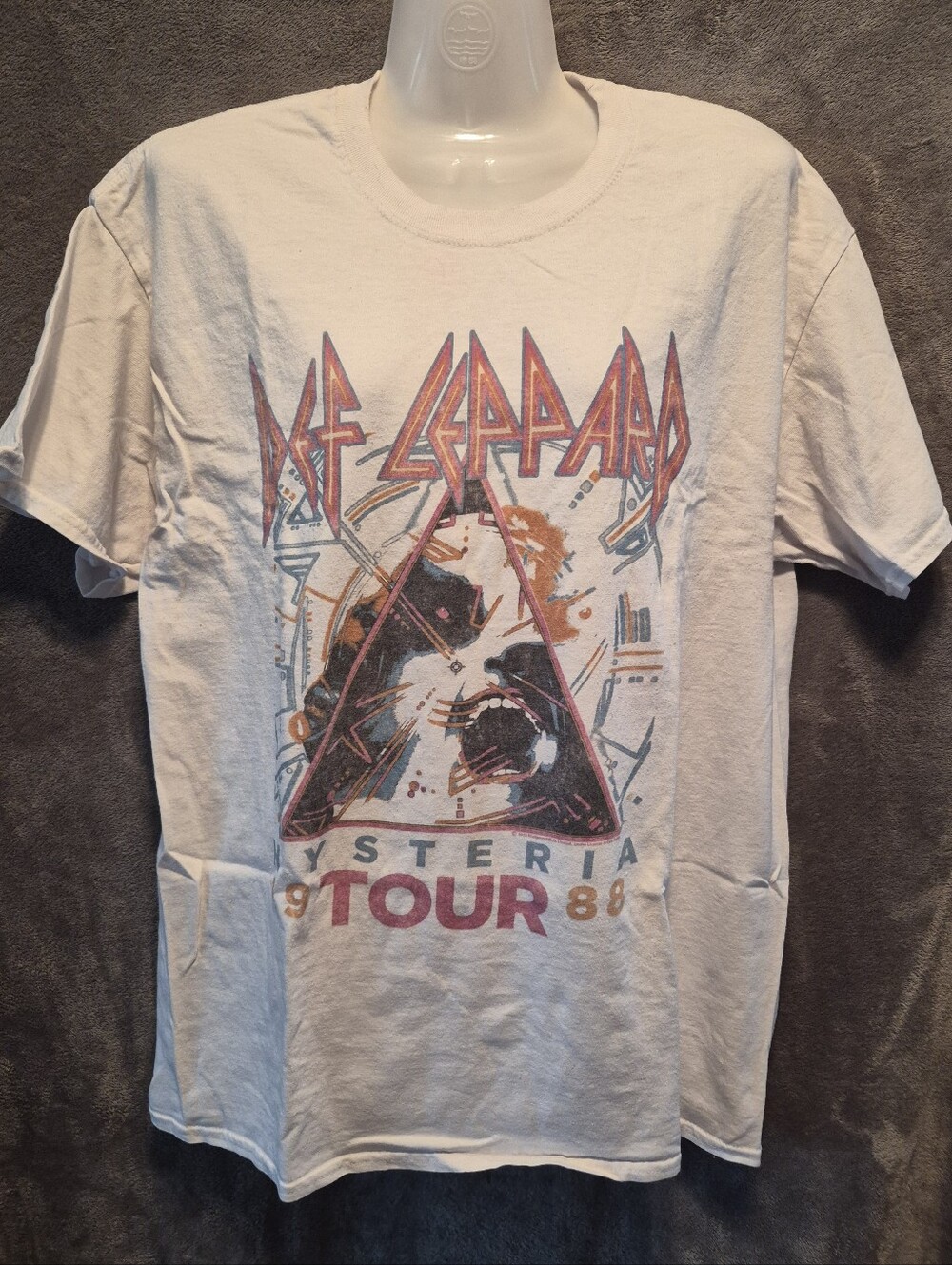 L Def Leopard Band Tee - Picture 2 of 5